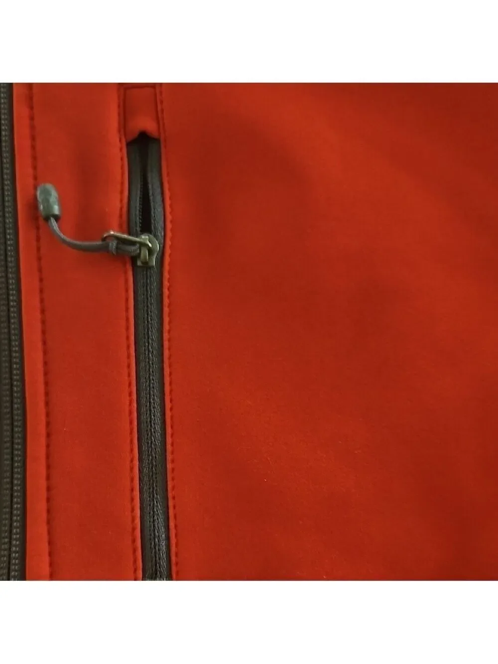 The North Face Men’s Performance Jacket – Vibrant Red & Charcoal | Size L